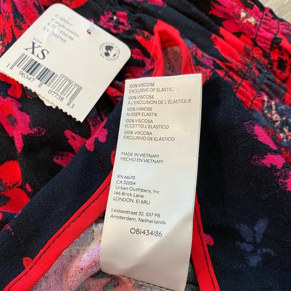 Free People Venice Tie Front Floral Boho Cardigan Top - Picture 7 of 12